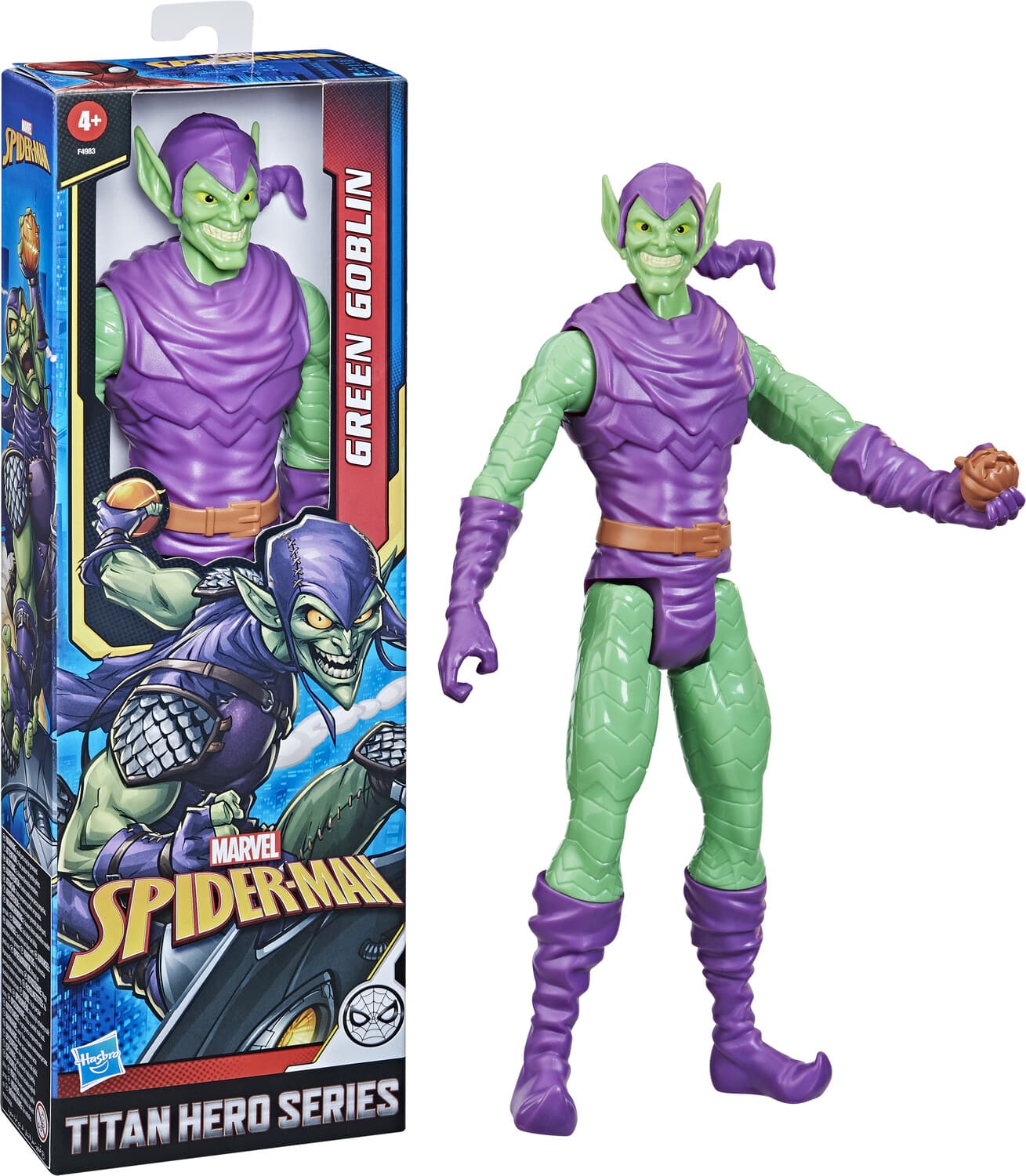 Hasbro - Spider-Man - Titan Hero Series - 12" Green Goblin Action Figure - COLLECTIBLES - Multicolor
