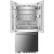 Angle. Forno Appliances - Rivestito 15.5 Cu. Ft. French Door Counter-Depth Panel Ready Refrigerator with Stainless Steel Front Panel - Stainless Steel.
