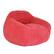 Alt View 5. GOODSILO - Giant Memory Foam Filled Bean Bag Sofa with Armrests for Adults, Spacious Faux Fur Lounger for Living Room and Bedroom - Rose Red.