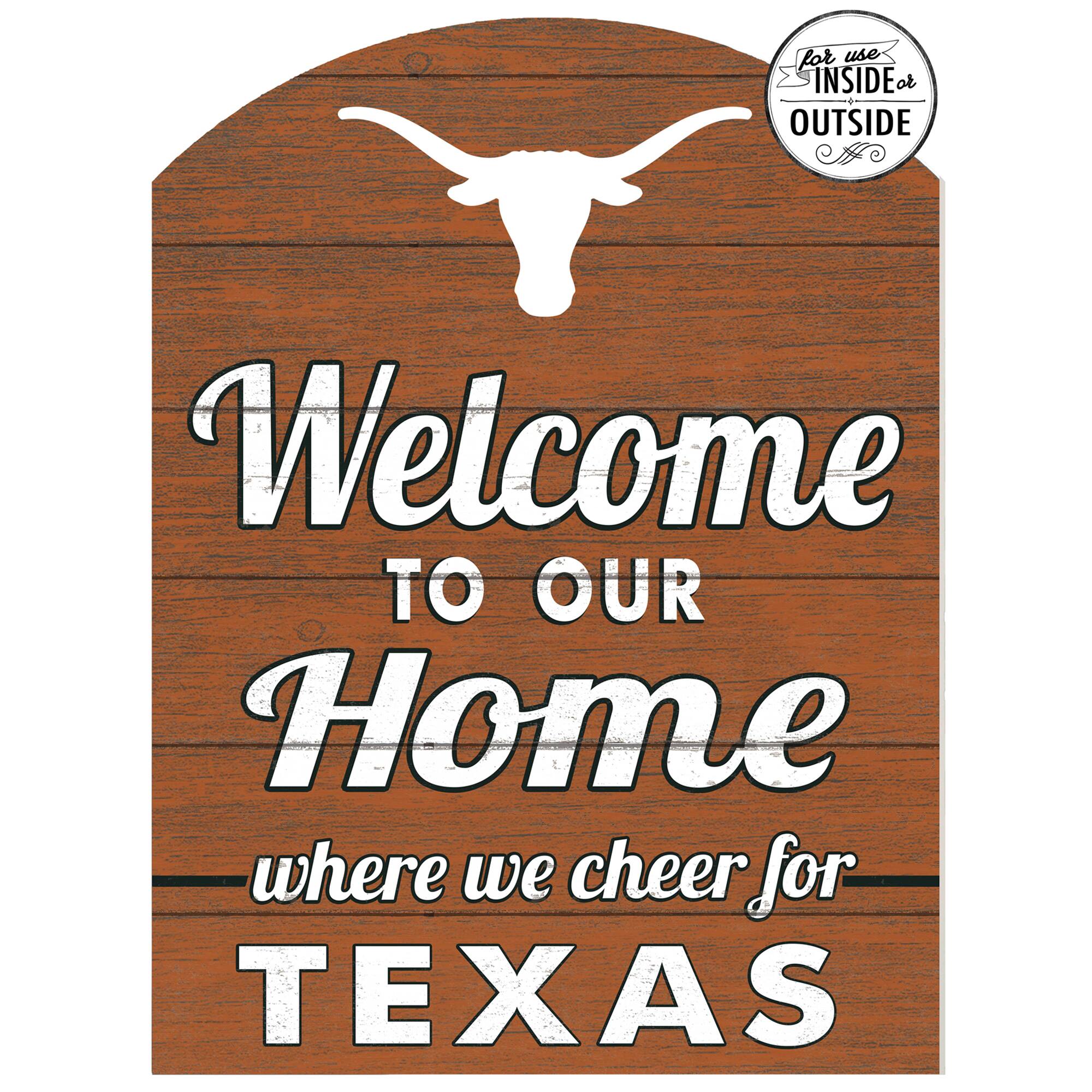 Jardine - Texas Longhorns 16'' x 22'' Marquee Sign - Orange