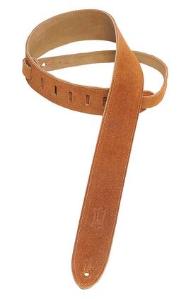 Levy's Leathers - Suede Guitar Strap, Classics Series - 2 inch. Wide - Honey