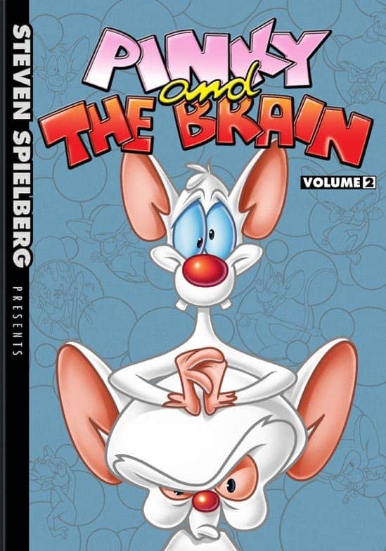 Front. Steven Speilberg Presents: Pinky and The Brain: Season two (DVD New Box Art) [DVD].