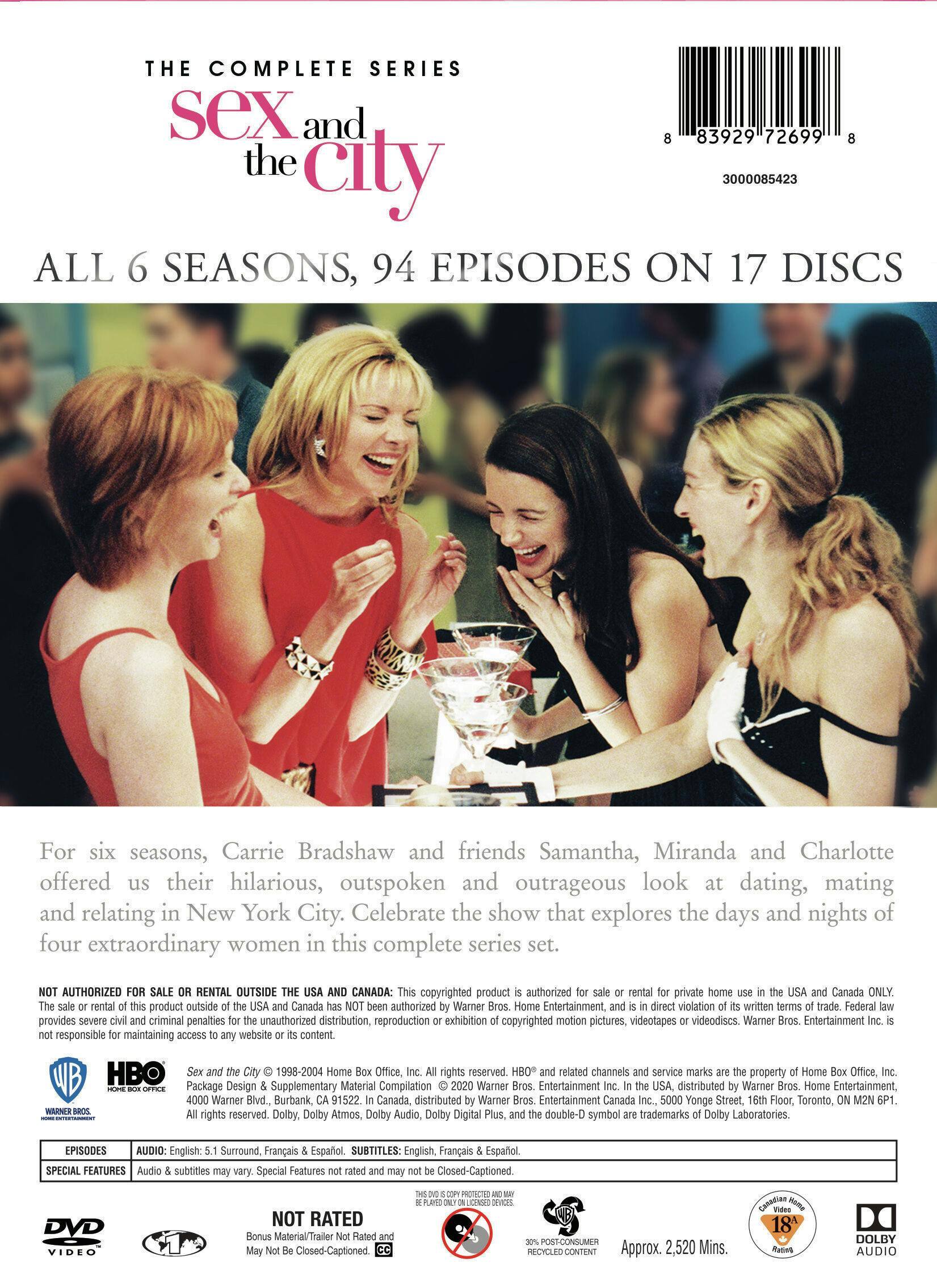 Angle. Sex and the City: The Complete Series (Box Set) [DVD].