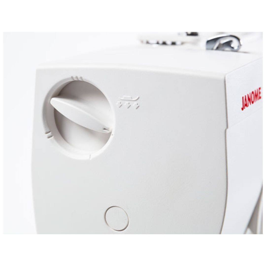 Back. Janome - Janome Sewist 721 Lightweight White Sewing Machine with 19 Built In Stitches - White.