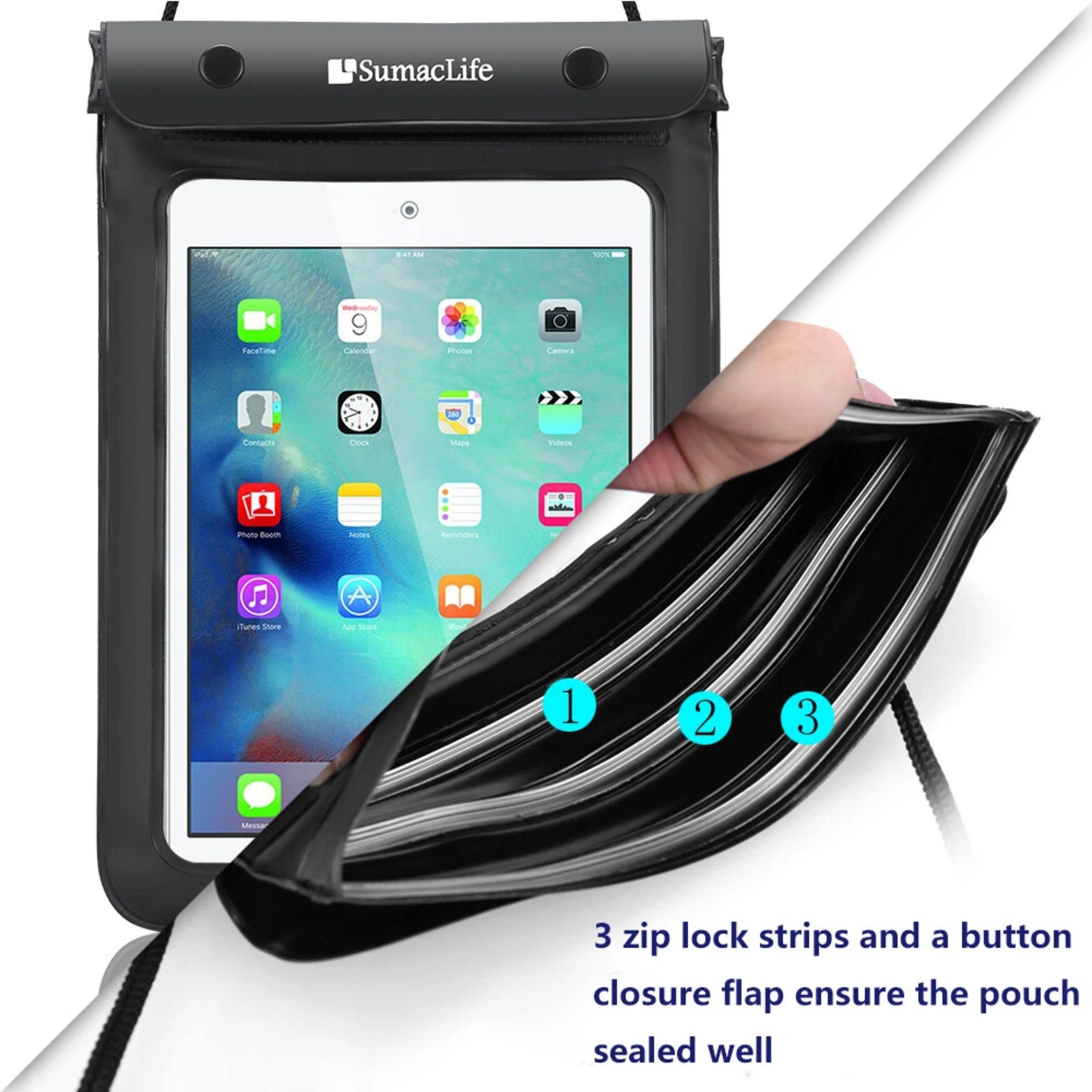 SumacLife VCA - 100S - Fuel - Camera - Castam Cos Mans ViAuE sMde mans Bm Is cemos A funes Usare Aee Seare d 1 2 3 Mssa 3 zip lock strips and a button closure flap ensure the pouch sealed well

3 zip lock strips and a button closure flap ensure the pouch sealed well