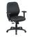 Front. Office Star Products - Mid Back 2 to 1 Synchro Tilt Chair - Black.