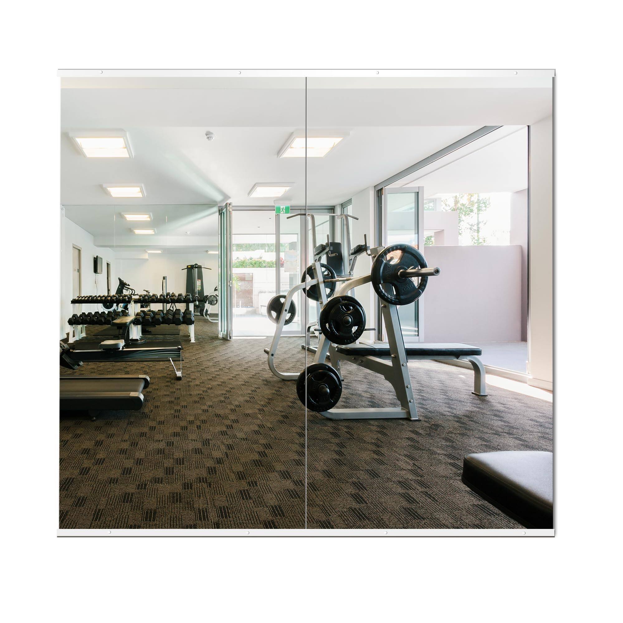 Gym White 54''L x 30''W x 2Pcs