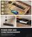 1 USB Port 5V/2A
1 Type-C 5V/2A
3 Sockets 125V/12A
Power Cable 6.6 FT
POWER STRIP AND CABLE MANAGEMENT
Extra socket for the monitor
Cable organizer under the table