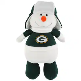 The Memory Company - Green Bay Packers 14.5" Chilly Snowman - Multicolor