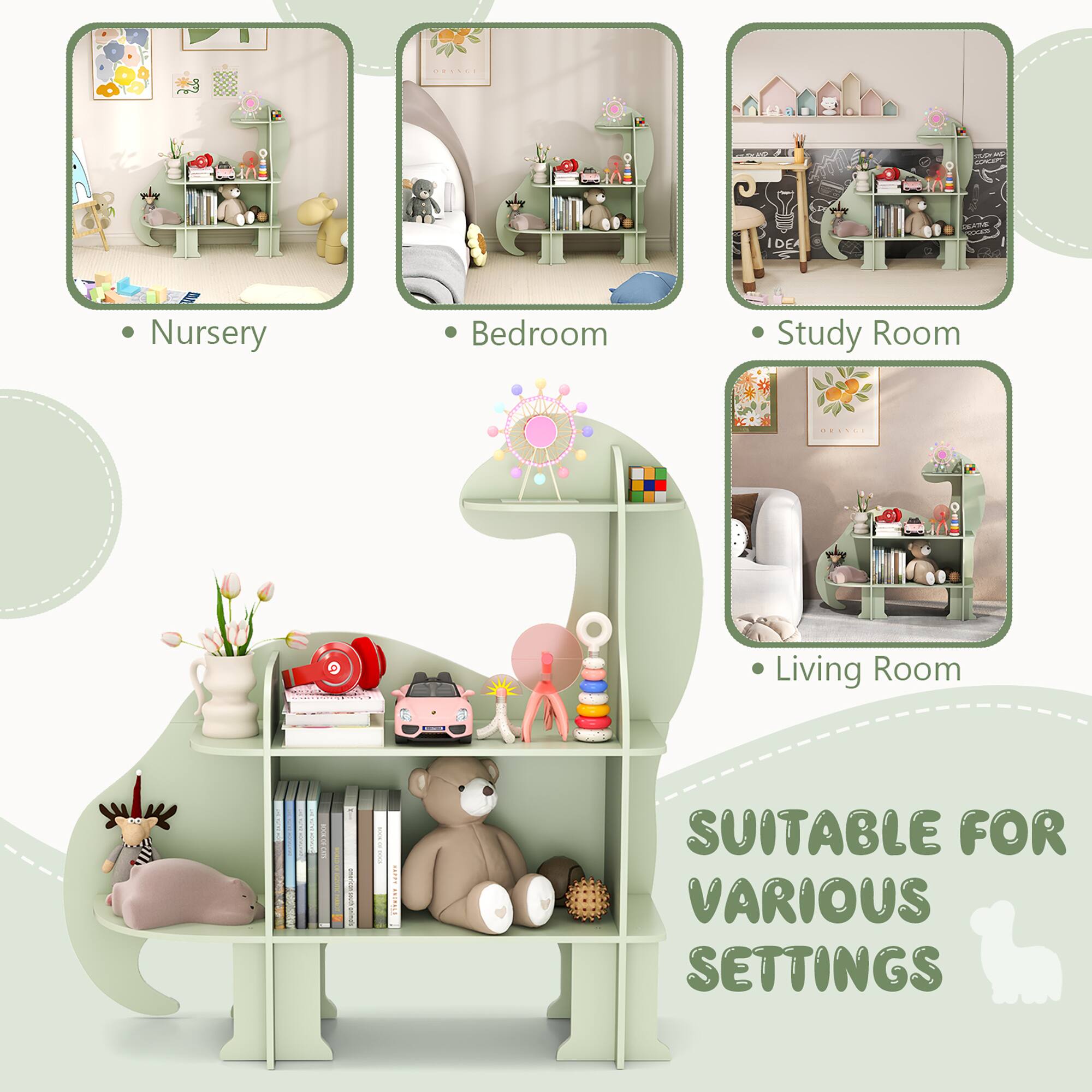 Nursery, Bedroom, Study Room, Living Room, SUITABLE FOR VARIOUS SETTINGS