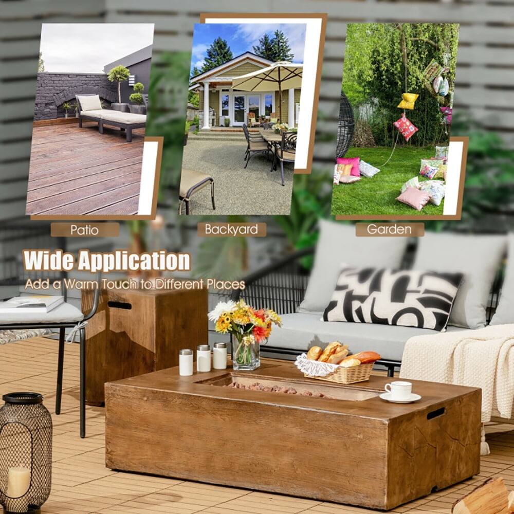 Patio  
Backyard  
Garden  

Wide Application  
Add a Warm Touch to Different Places