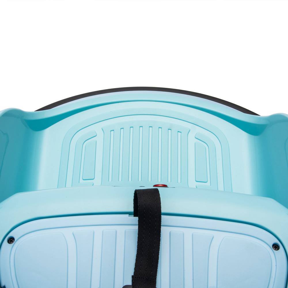 Alt View 6. BreeBe - 12V Kids Electric Ride On Bumper Car with Remote, LED Lights, Bluetooth, 360° Spin, Anti-Collision Padding & Safety Belt - Blue.