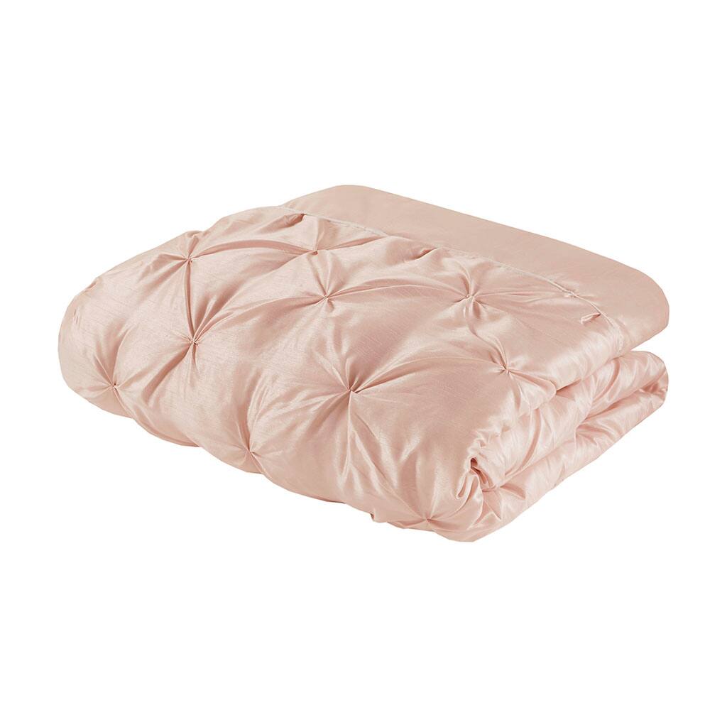 Alt View 3. Gracie Mills - Gracie Mills Steele 24-Piece Faux silk Polyoni Tufted Room in a Bag - Blush.