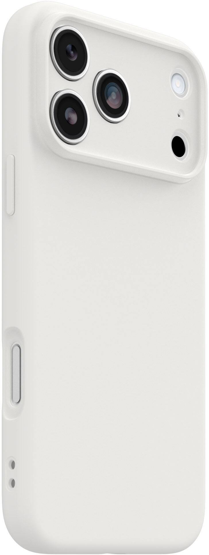 Angle. OtterBox - Figura Series Hard Shell for iPhone 17 Pro Max - Crema White.
