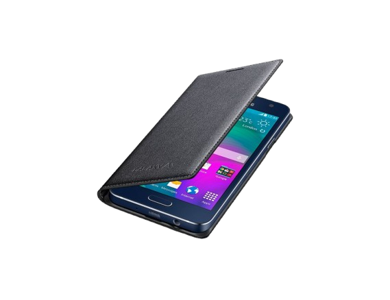 Samsung - Galaxy A3 Protective Case Cover I Color: - Black