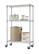 Alt View 17. TRINITY - EcoStorage 5-Tier 30x14x72 Modular Commercial Wire Shelving NSF w/ Baskets & Wheels Chrome - Chrome.