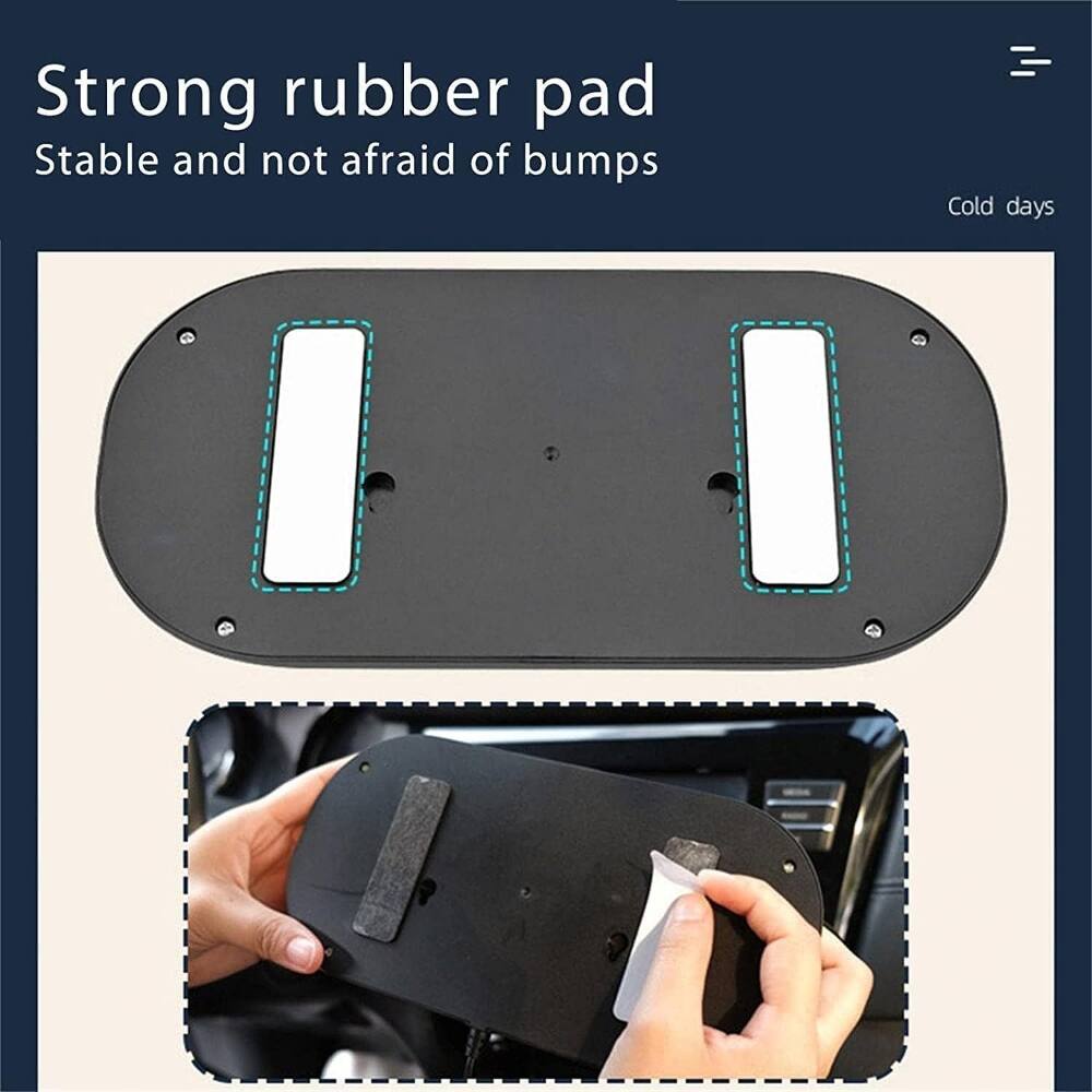 Strong rubber pad  
Stable and not afraid of bumps  
Cold days