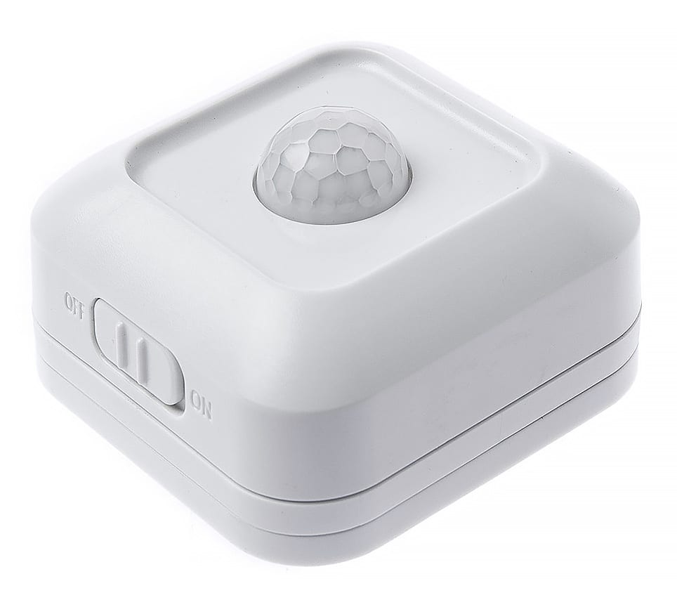 Home Zone Security - ES06577G Linkable Flood Light Sensor, 327 ft Range, 4 Channel, Battery Powered, No Wiring