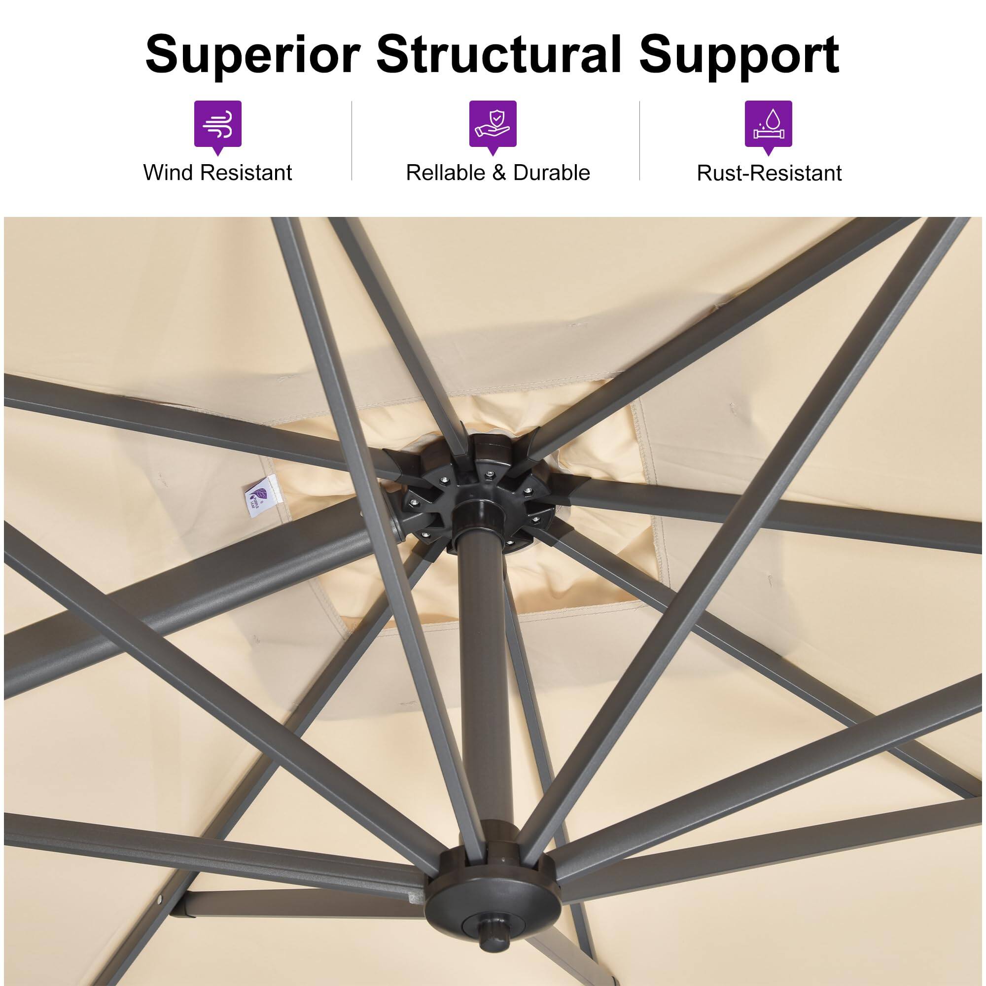 Superior Structural Support

- Wind Resistant
- Reliable & Durable
- Rust-Resistant