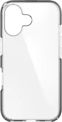 Front. AT&T - AT&T Essentials Edge Pro Case - iPhone 16 - Clear.