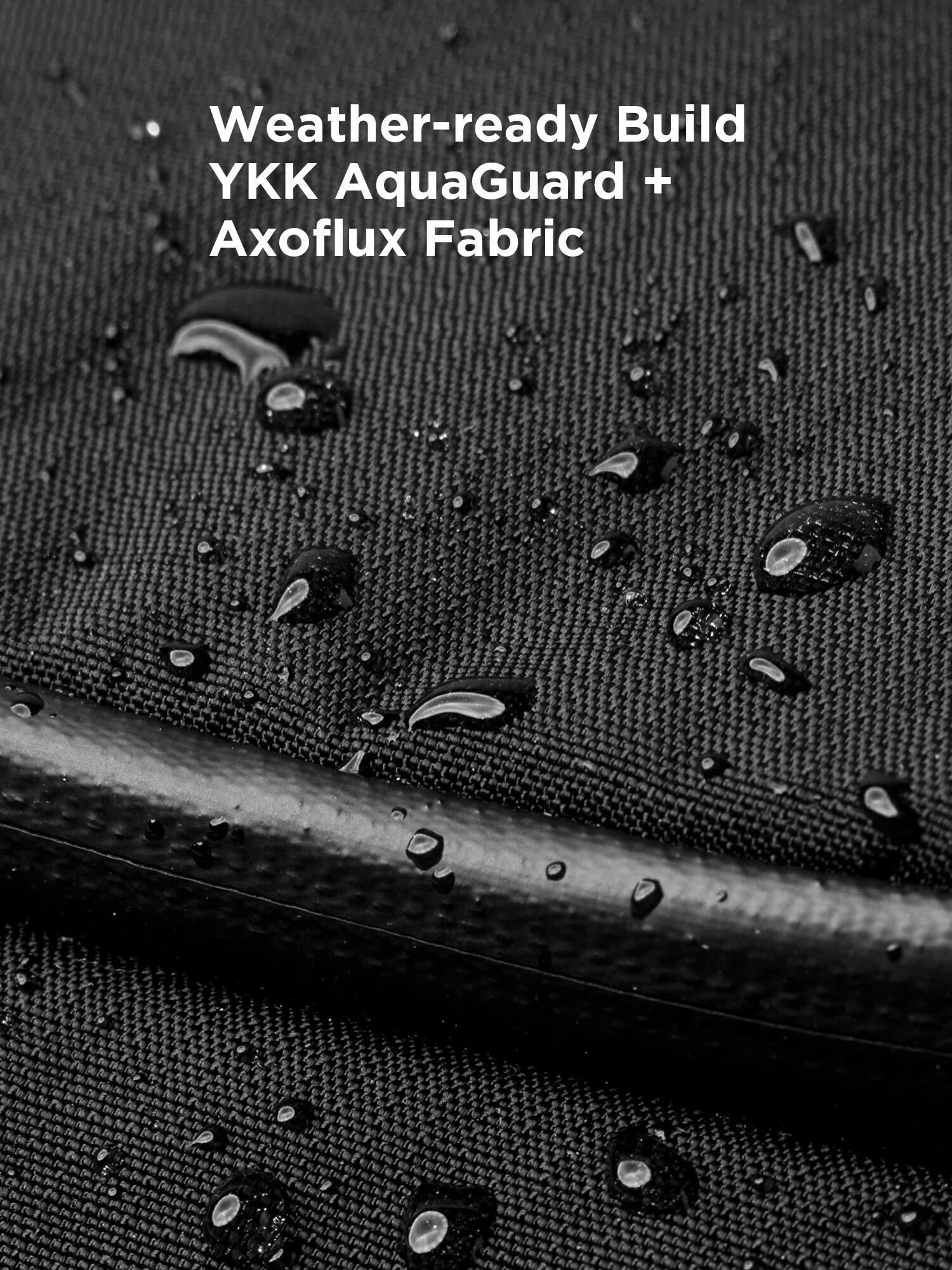 Weather-ready Build YKK AquaGuard + Axoflux Fabric
