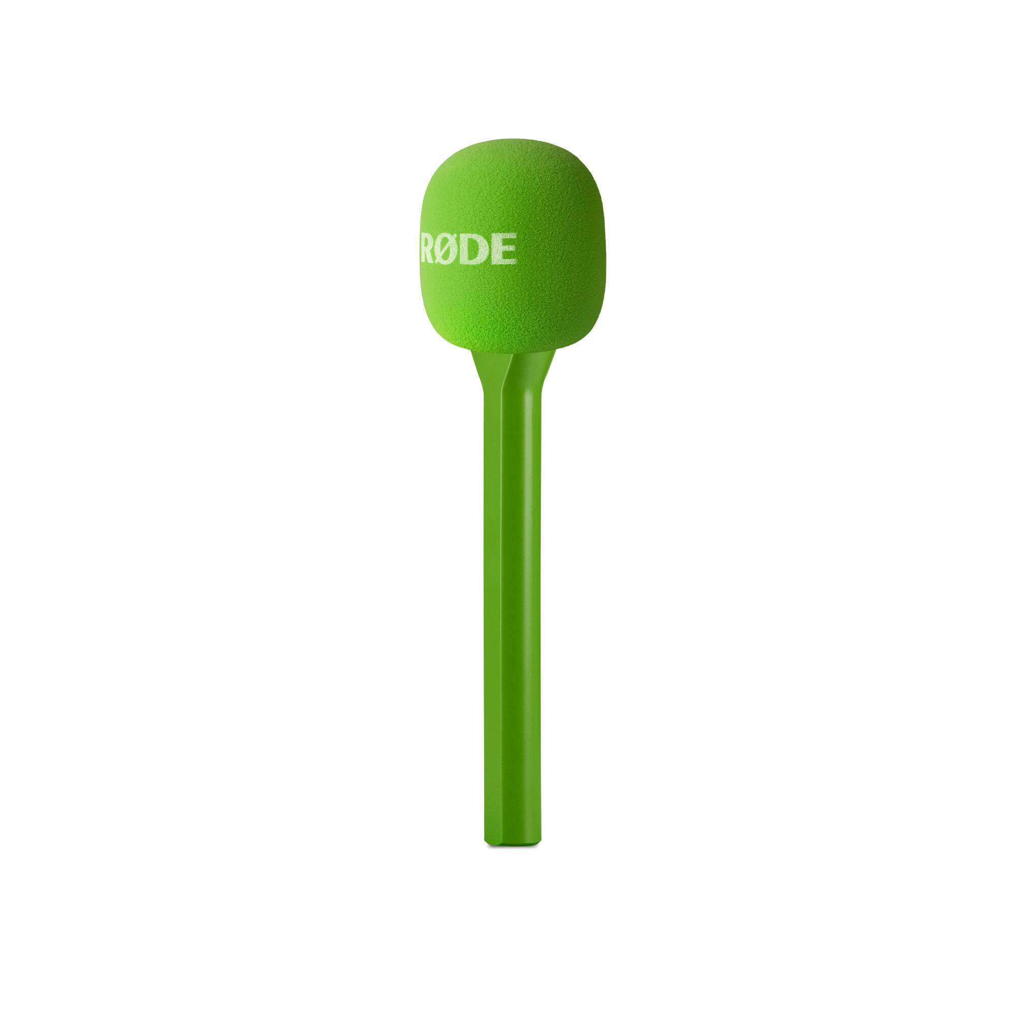 Left. RODE - RODE Interview GO Handheld Adaptor for Wireless GO Transmitters (Green).