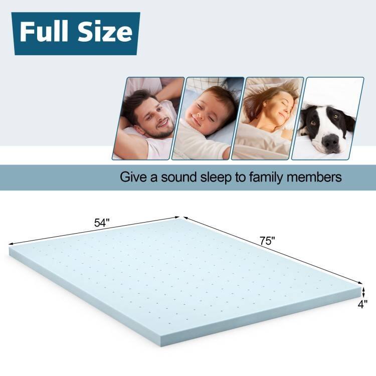 Full Size

Give a sound sleep to family members

54" x 75" x 4"