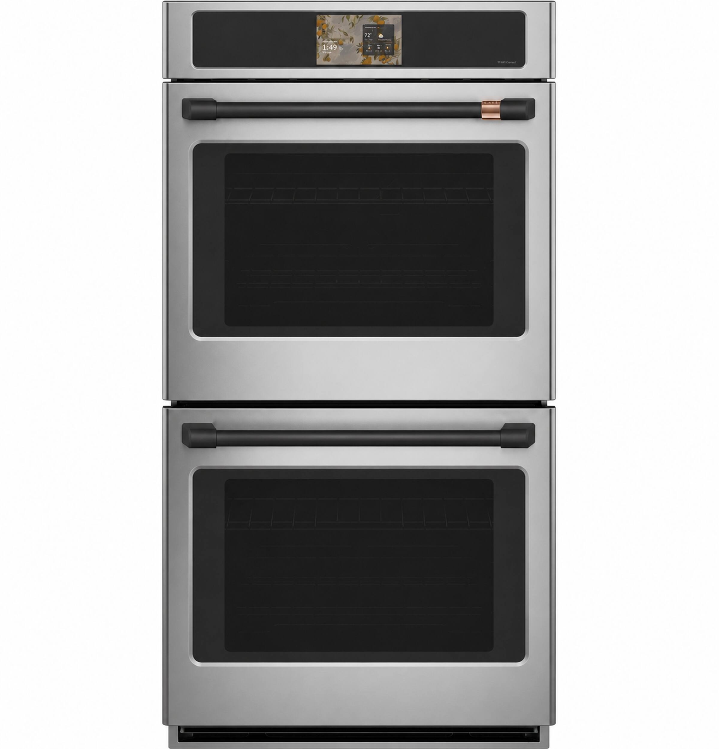 Alt View 15. Café - 27" Smart Built-In Double Electric Convection Wall Oven with Air Fry and Precision Cooking Modes - Stainless Steel.