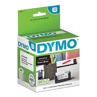 30374 LW mm x 1 3/3 i 51 2 in x DMO DYMO LW DYMO Schn Smith 2hx3 is x 3 5 in 2 x 89 mm 51 mm FE John Smith 80% Exiquettes Etiquetas Labels I 1 x 300 Cont: