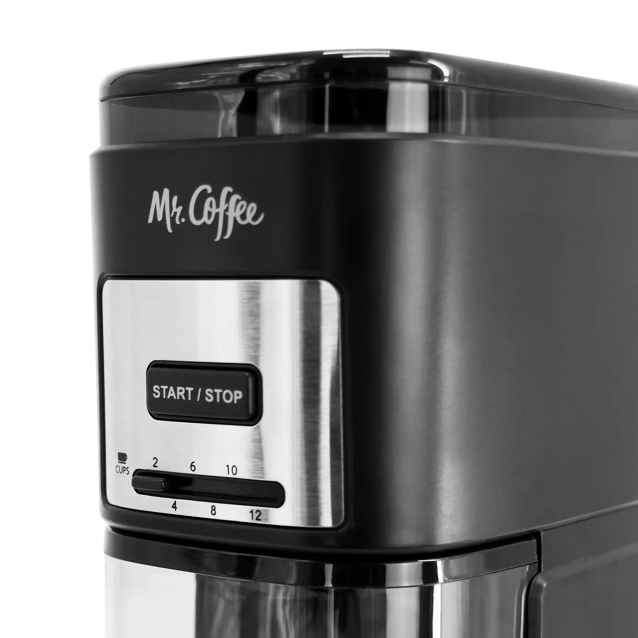 Mr. Coffee START / STOP CUPS 2 6 10 4 8 12