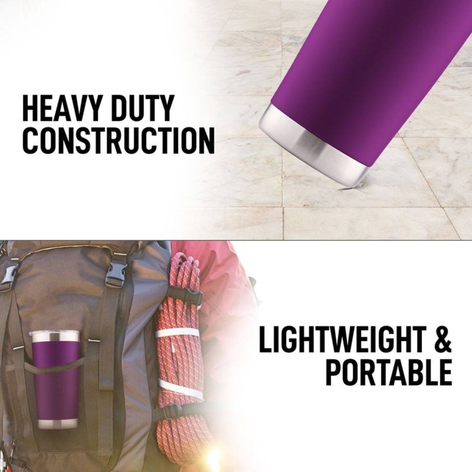 HEAVY DUTY CONSTRUCTION

LIGHTWEIGHT & PORTABLE