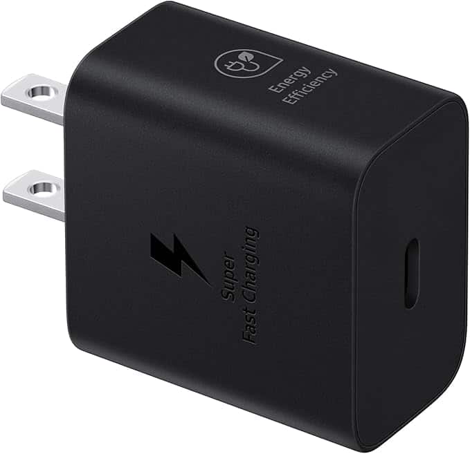 Samsung - 25W Power Adapter | Color:  Black - Black price history on PriceWatchPro