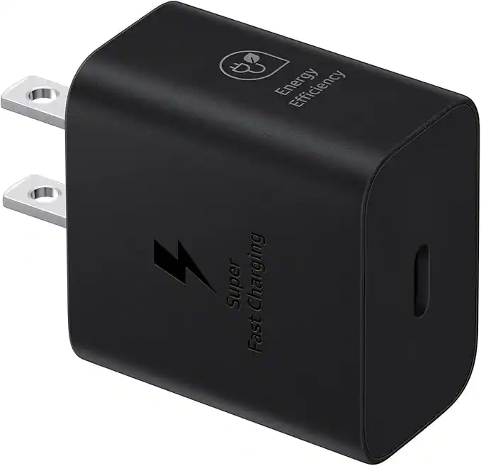 Samsung - 25W Power Adapter | Color: Black - Black