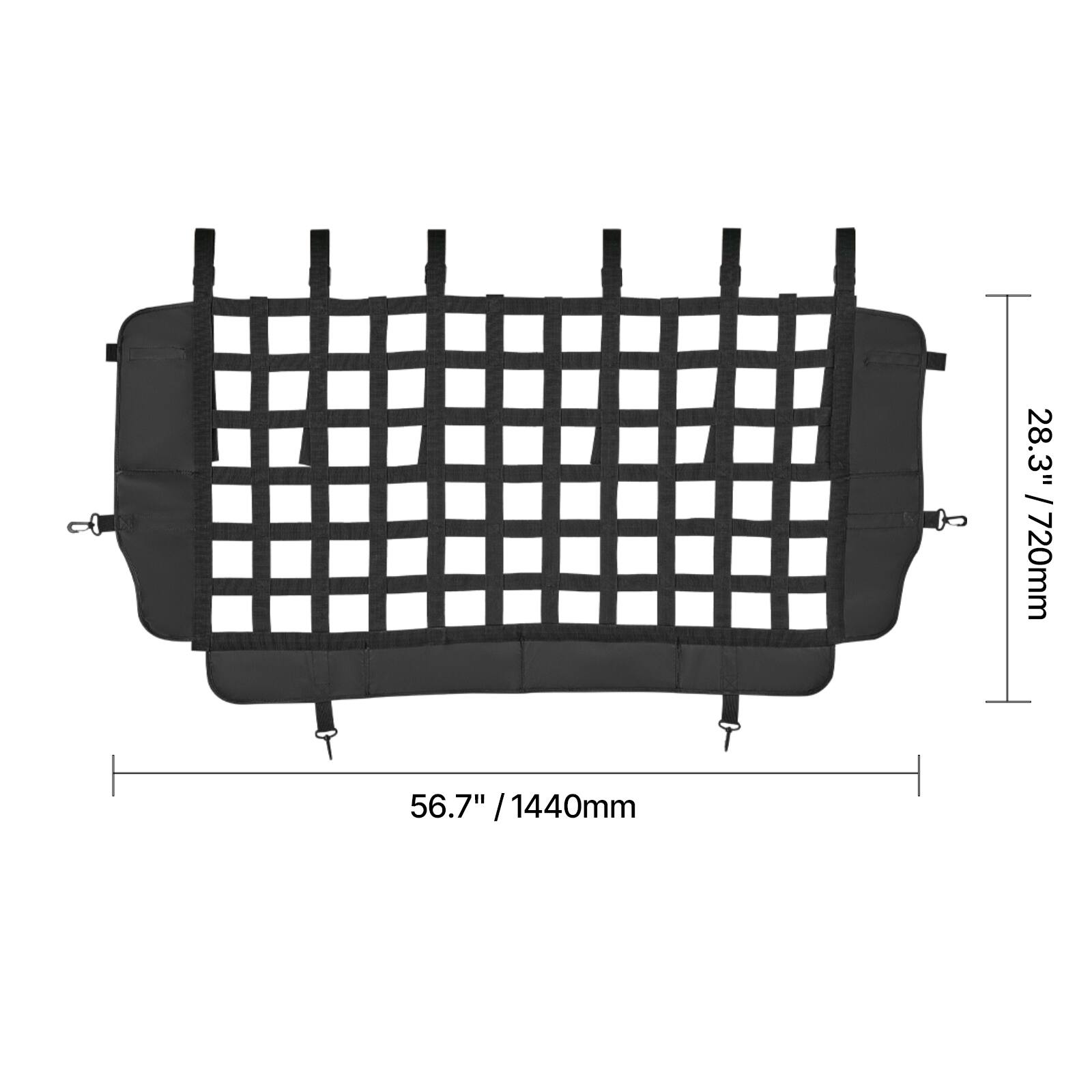 28.3" / 720mm  
56.7" / 1440mm
