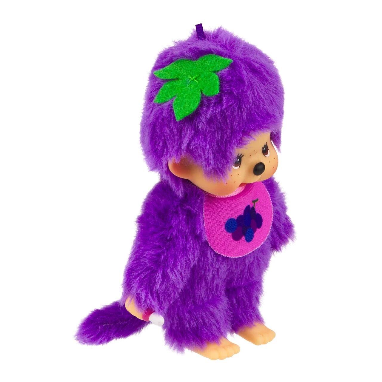 Alt View 4. Monchhichi - Sekiguchi Monchhichi Fruit Color Plush Doll - Grape Purple.