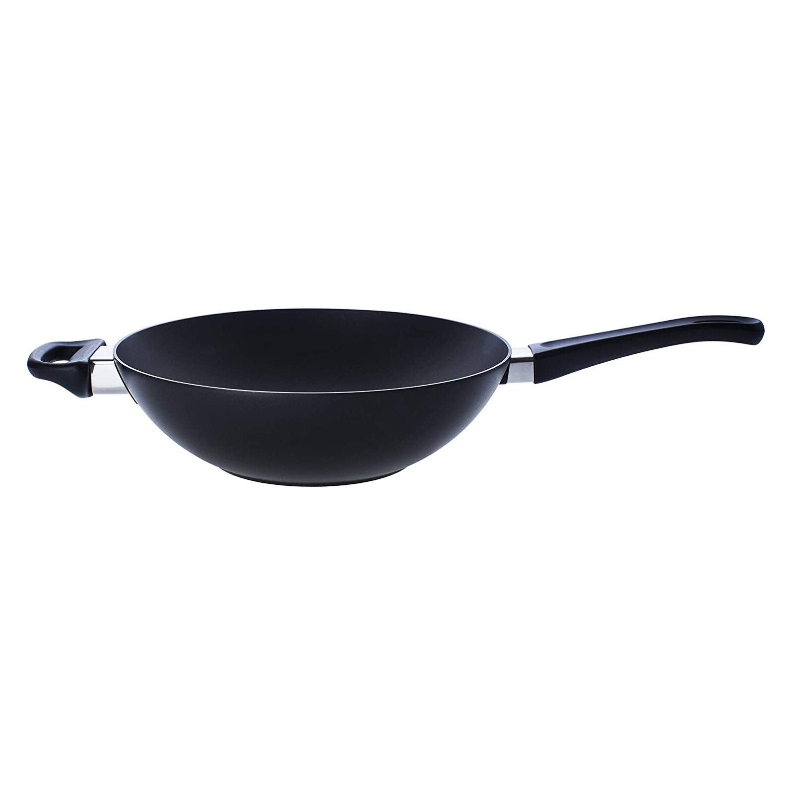 Alt View 1. Scanpan - Classic 12.5 Inch Wok - Black.