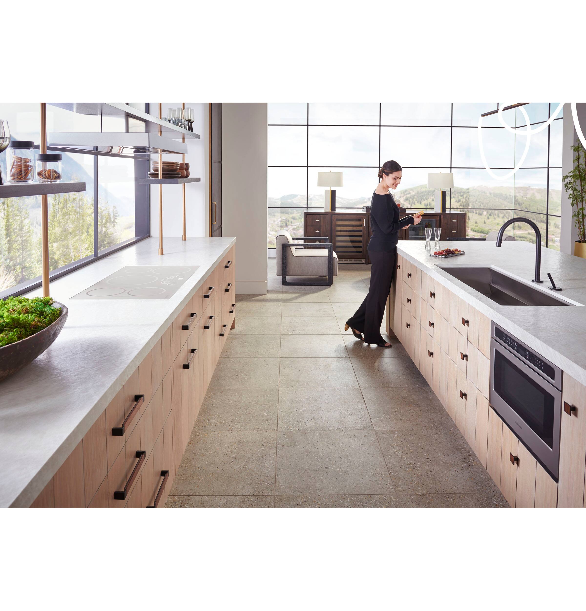 Alt View 26. Monogram - 24" Top Control Smart Built-In Stainless Steel Tub Dishwasher with 3rd Rack, Advanced Wash System and 39 dBA - Custom Panel Ready.