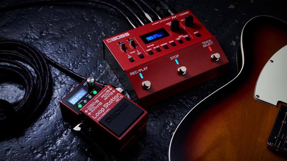 BOSS Compact Loop Station Pedal with Single Track Looping, Easy