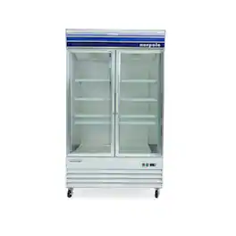 Magic Chef - Commercial 29 cu. ft. Glass Door Reach-In Merchandiser Freezer - White