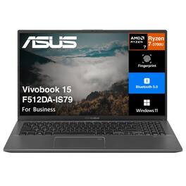 ASUS - Refurbished Excellent - Vivobook 15 Vivobook 15 F512DA-IS79 Laptop 15.6 FHD Display (Ryzen 7 3700U, 16GB, Win 10 Home) - Slate Grey