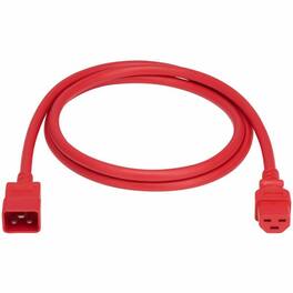 Eaton Tripp Lite Series Power Cord, C20 to C21 - Heavy-Duty, 20A, 250V, 12 AWG, 5 ft. (1.5 m), For Network Switch - Red