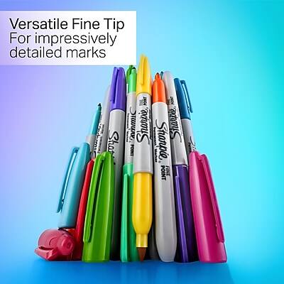 Versatile Fine Tip  
For impressively detailed marks  

Sharpie  
Sharpie  
Sharpie  
Sharpie  
Sharpie  
Sharpie