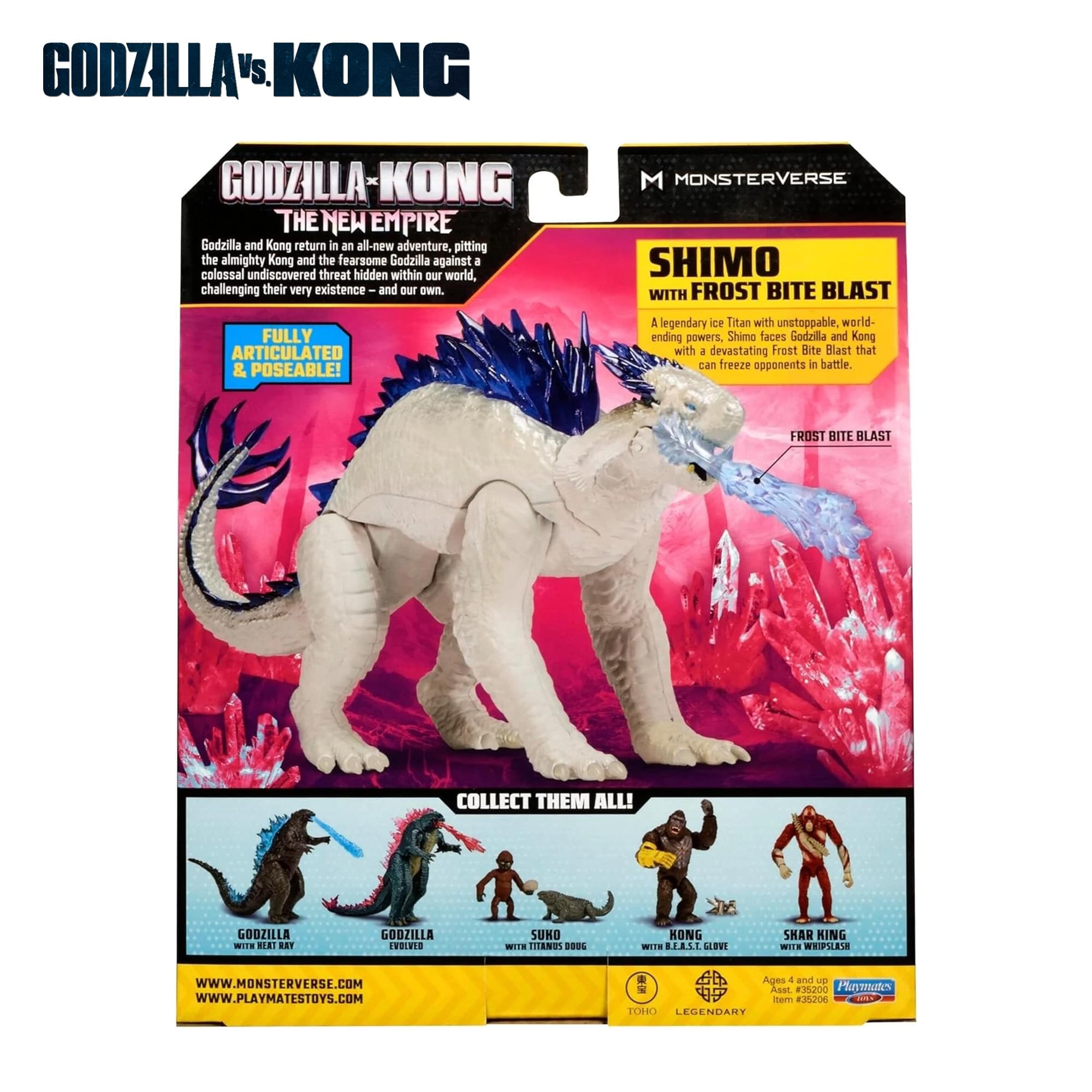 Playmates Monsterverse Godzilla X Kong Shimo 6 Inch Action Figure