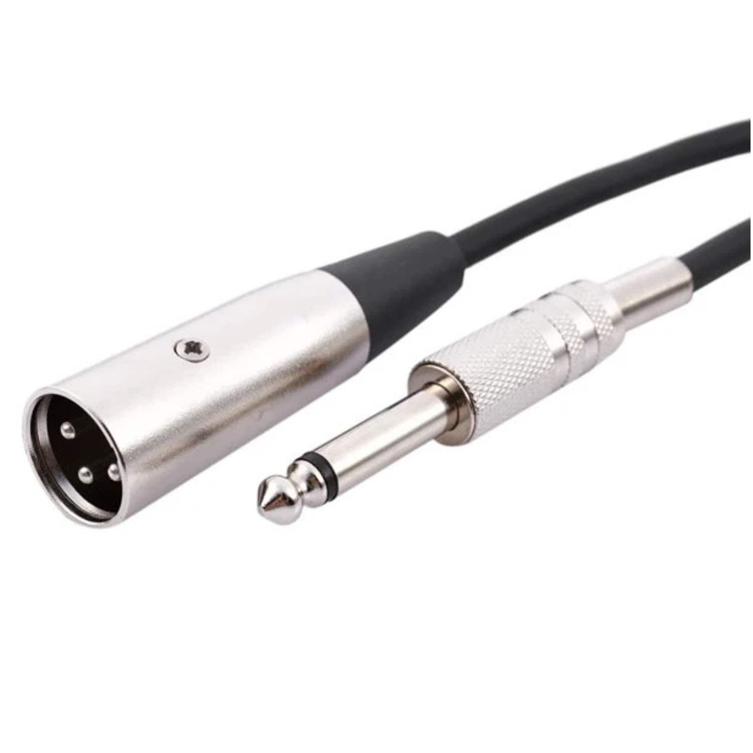 Home Collection - XLR 3-Pin Male to 1/4” TS Mono Microphone Cable - 6 ft