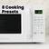 8 Cooking Presets
11:00
Popcorn Potato Pizza Frozen Fresh Vegetable Vegetable Meat Reheat Bread Kitchen Power Defrost Timer Express Cook
1 2 3 4 5 6 7 8 9 STOP Cancel Sn 0 clock START 30SEC
FARBERWARE