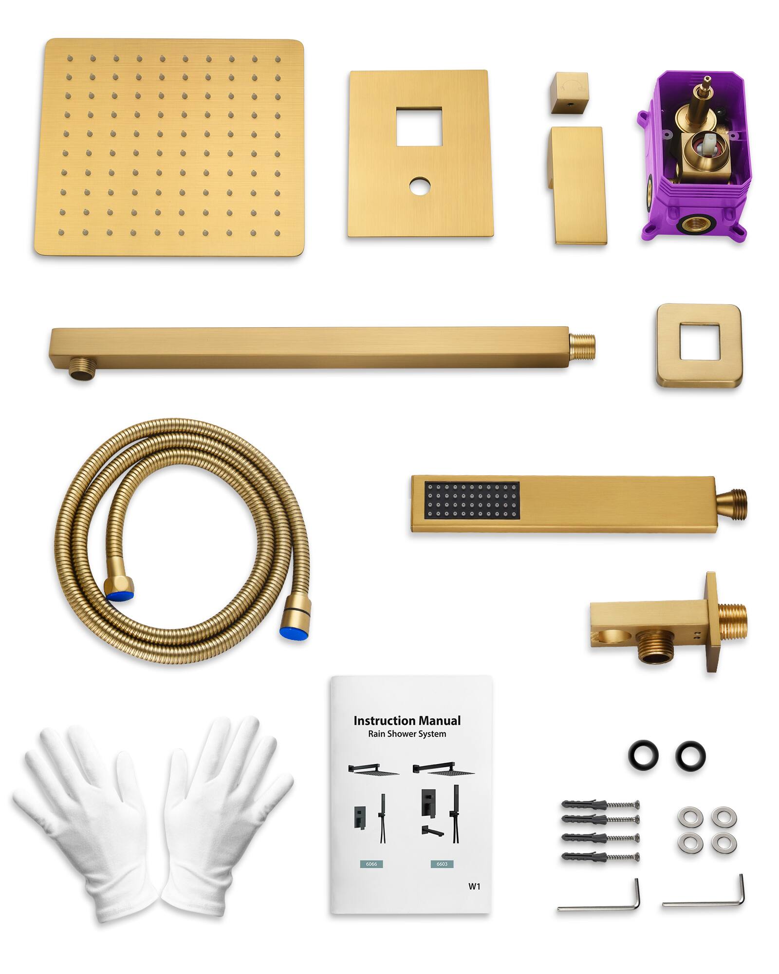 Instruction Manual  
Rain Shower System  
W1  

Rain Shower System  
Instruction Manual  

6064