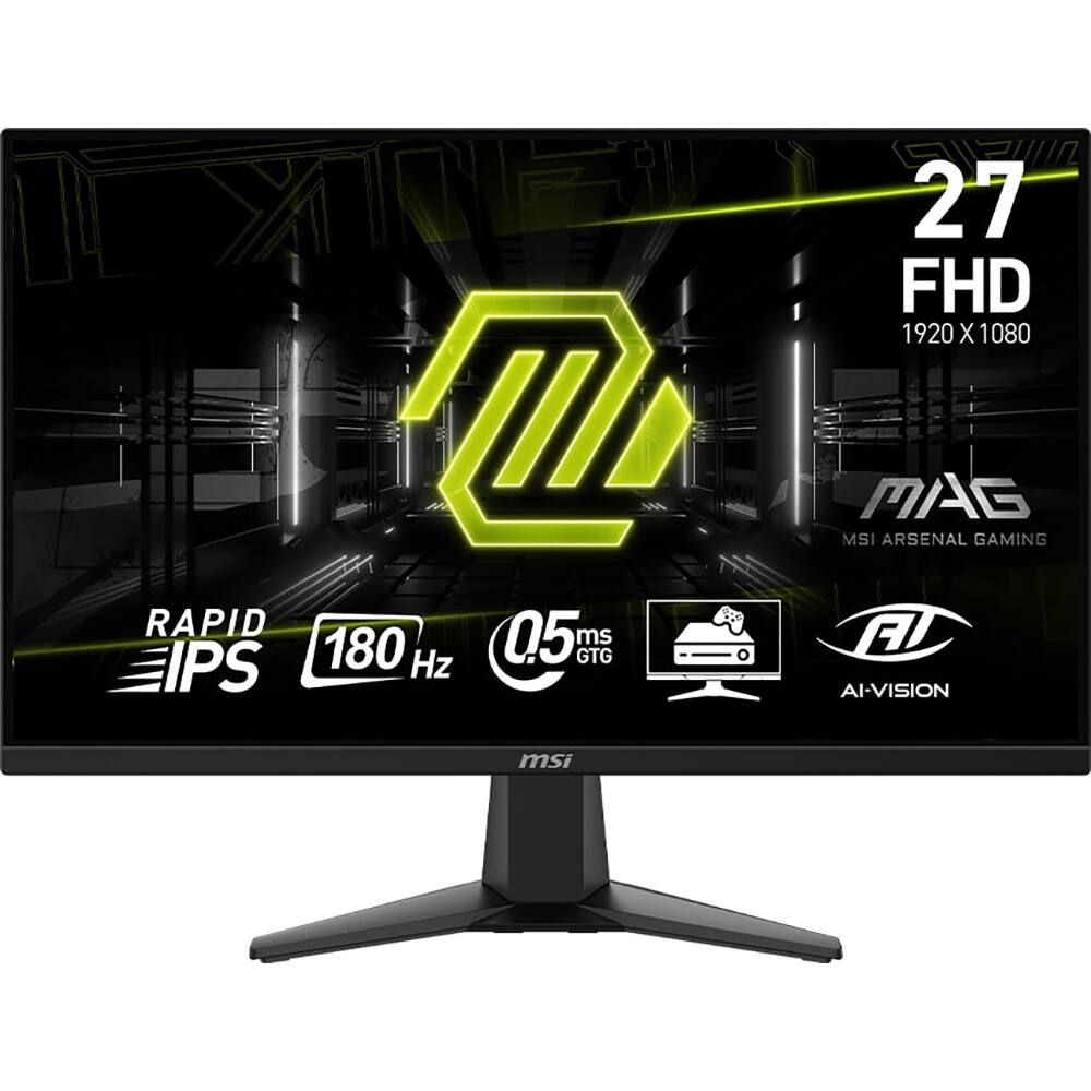 MSI - 27" FHD Flat Gaming Monitor MAG275F - Metallic Black
