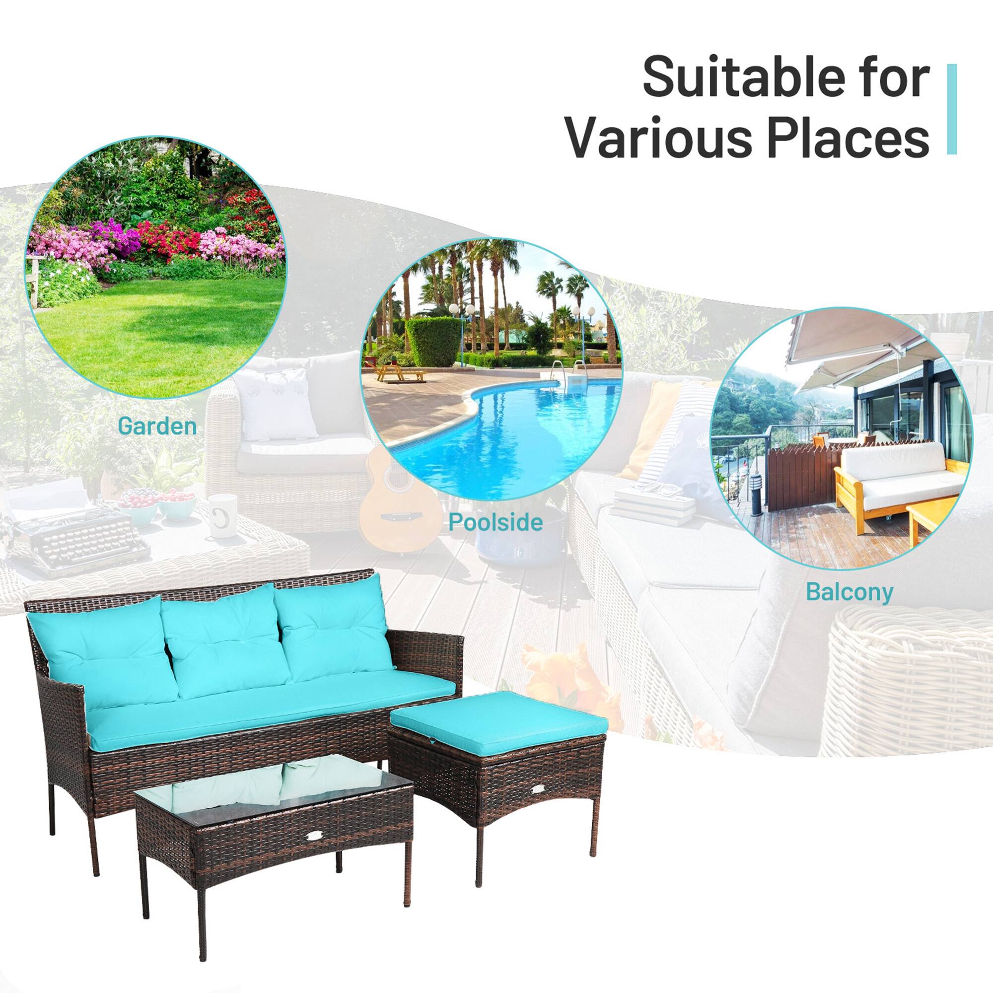 Suitable for Various Places
Garden
Poolside
Balcony