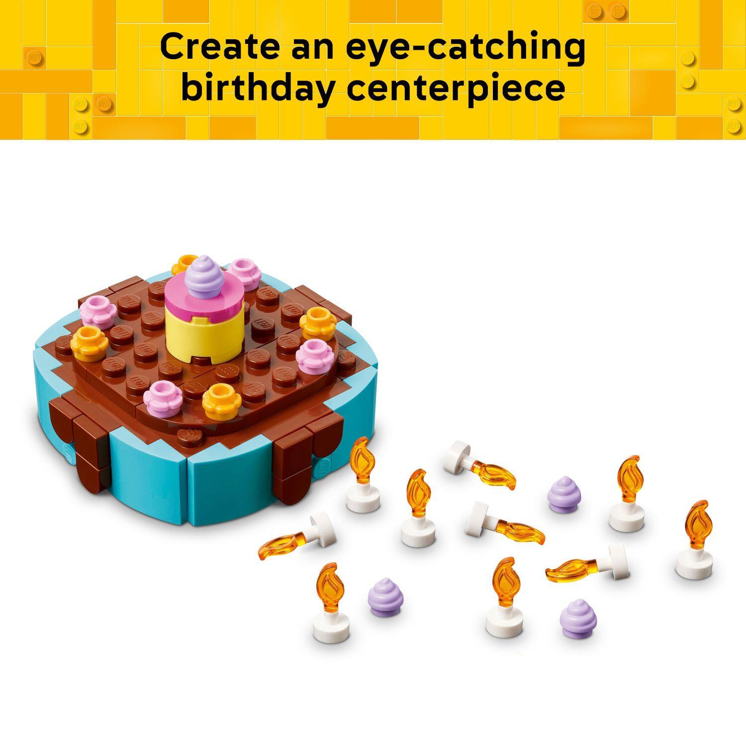 Create an eye-catching birthday centerpiece