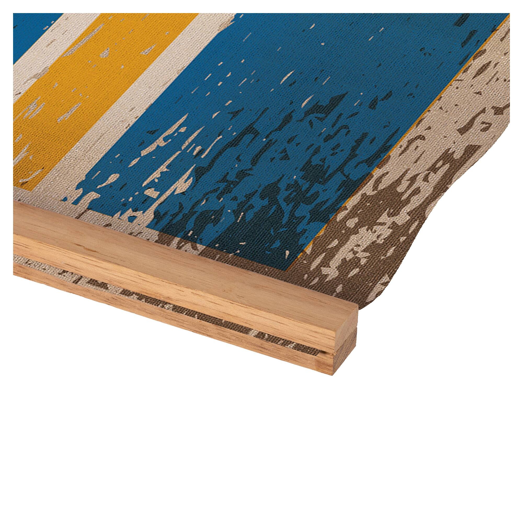 Alt View 3. Evergreen Enterprises - St. Louis Blues 36" x 54" Large Canvas Wall Art Tapestry with Wood Frame - Multicolor.